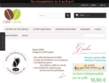 Tablet Screenshot of caffe-cataldi.fr